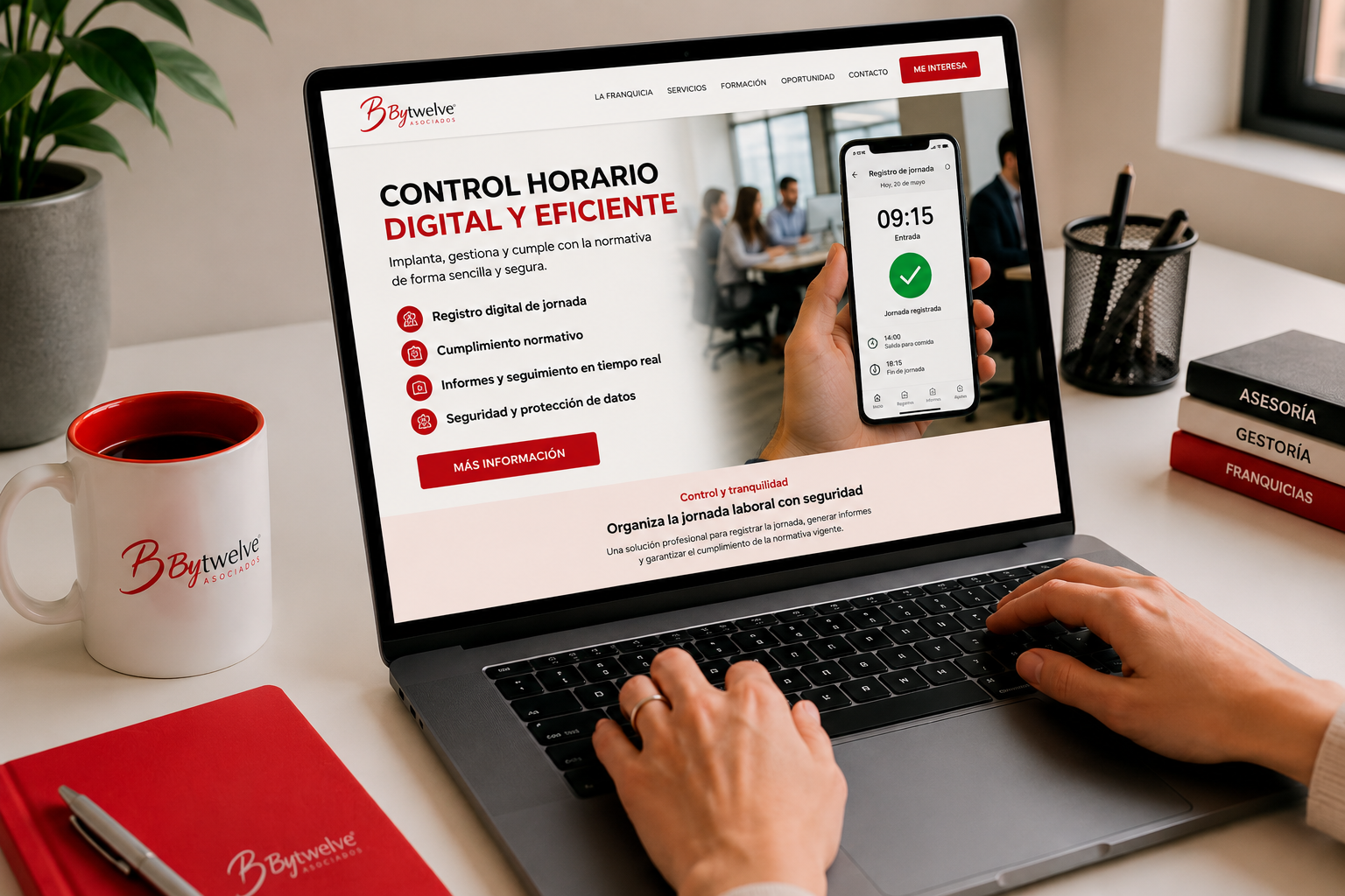 Control Horario BYTWELVE